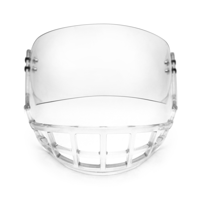 Barras de policarbonato duráveis ​​com substituto de primeira linha para escudo inferior da gaiola de hóquei