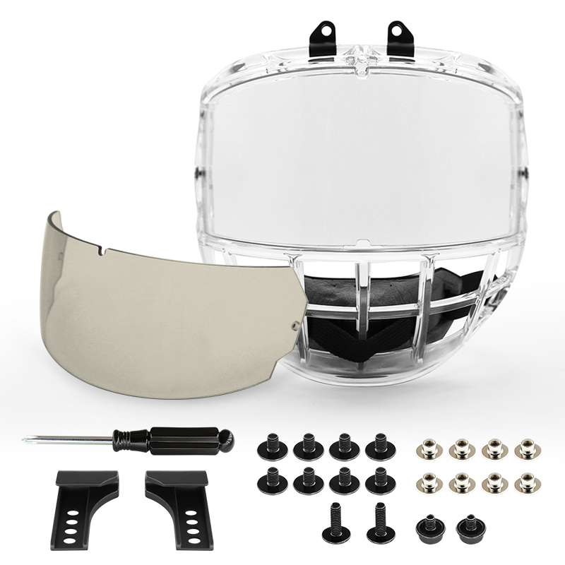 Revestimento interno antiembaçante e externo anti-riscos Conjunto de reposição Junior Ice Hockey Cage XS