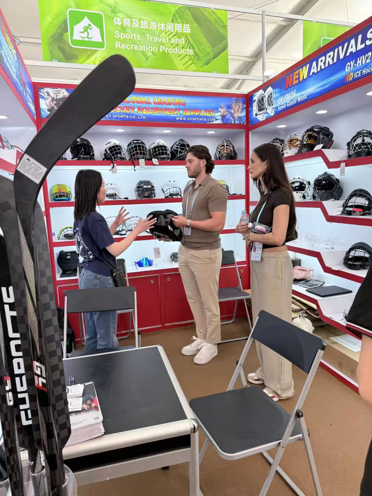 139ª Feira de Cantão concluída com sucesso – GYHockey ganha reconhecimento global por equipamentos de proteção para hóquei no gelo